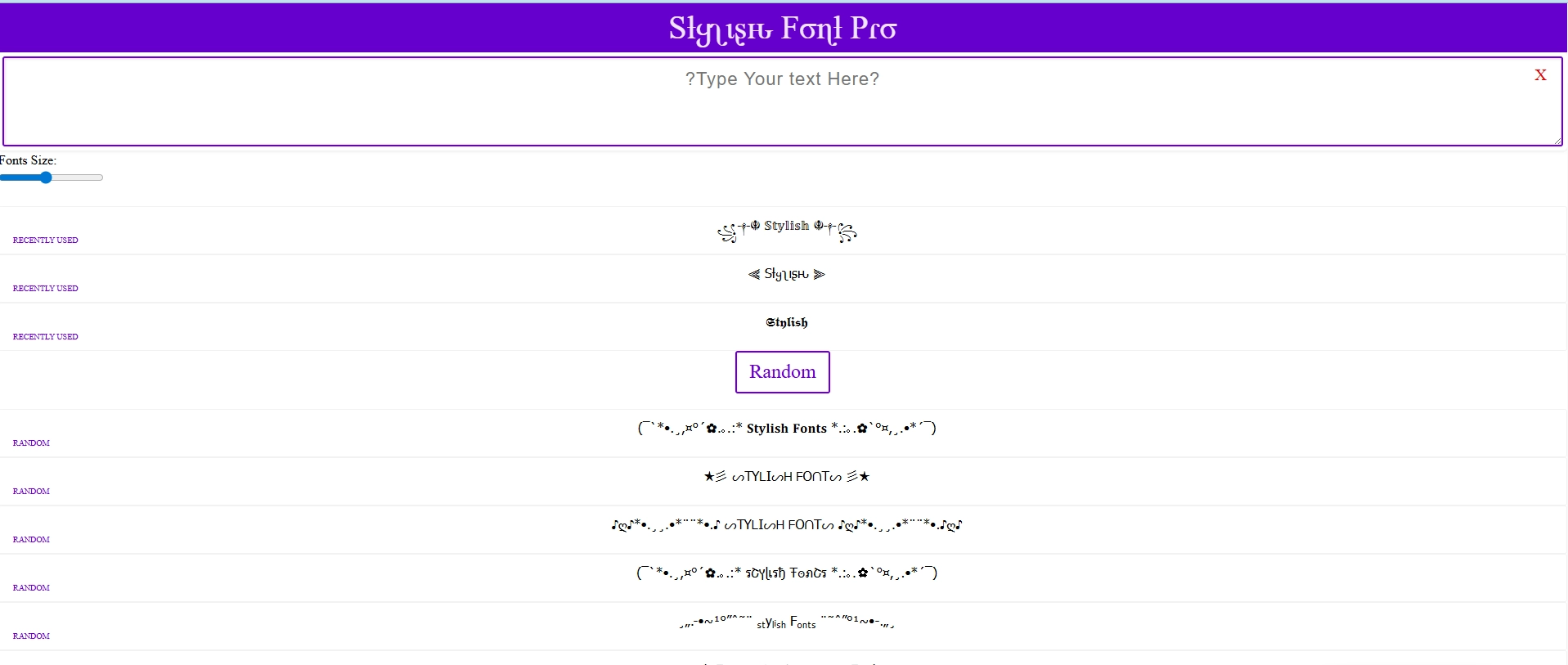 Stylish Font Pro
